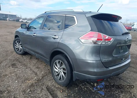 2014 Nissan Rogue Sl z USA, uszkodzony, nr VIN 5N1AT2MV2EC815217